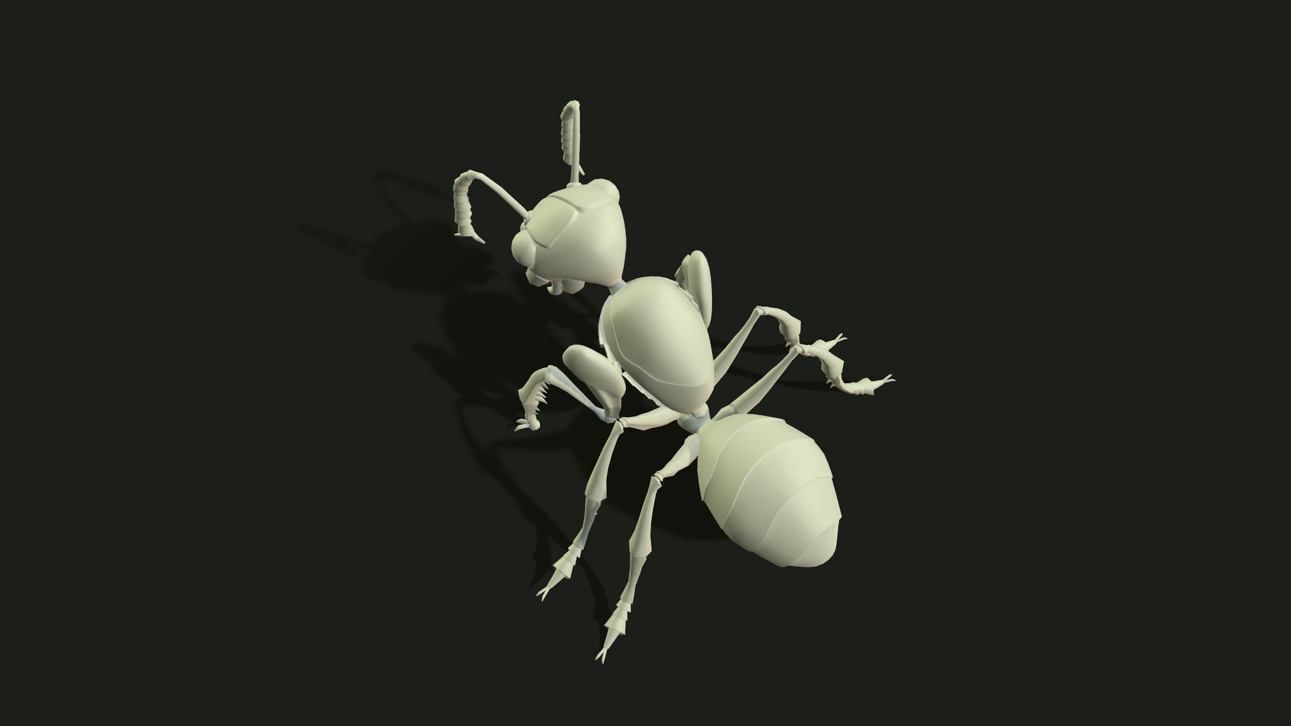 Ant 3dModel insect Low-poly 3D model_4