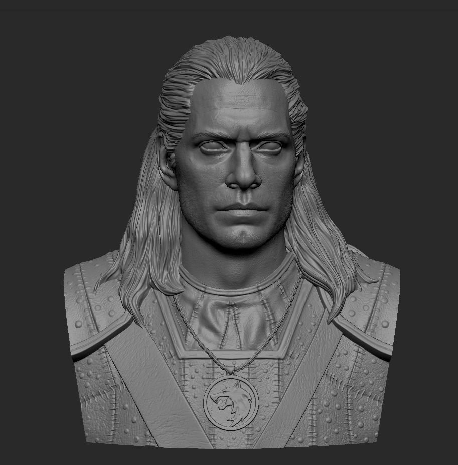 Geralt Of Rivia -The Witcher 3D print model_4