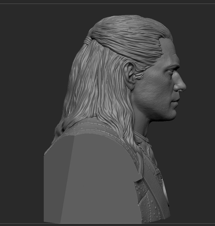 Geralt Of Rivia -The Witcher 3D print model_11