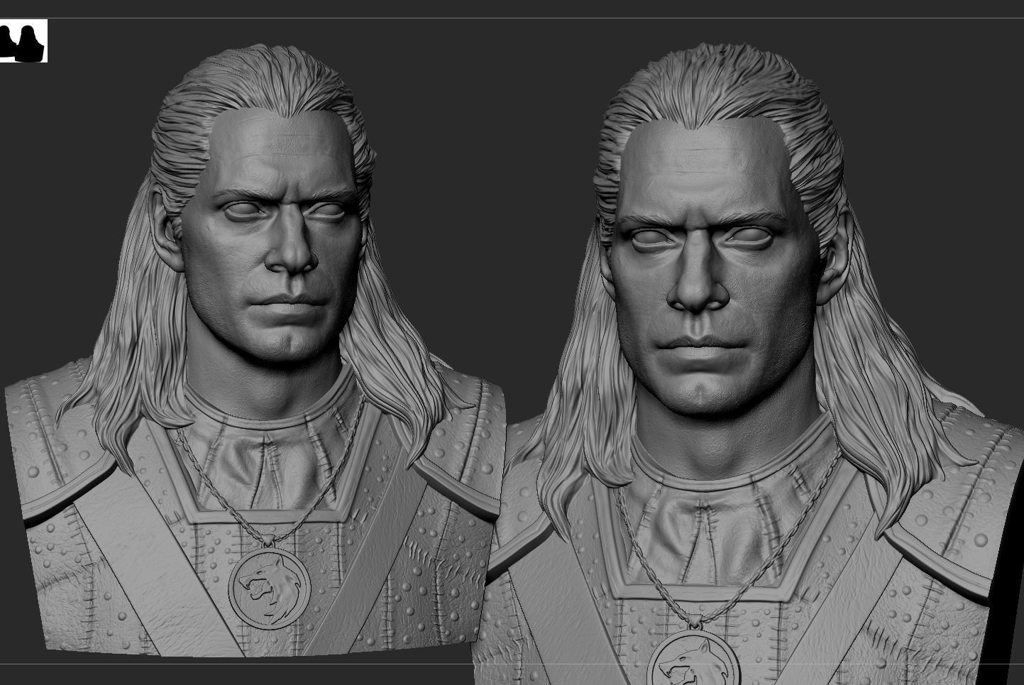 Geralt Of Rivia -The Witcher 3D print model_16