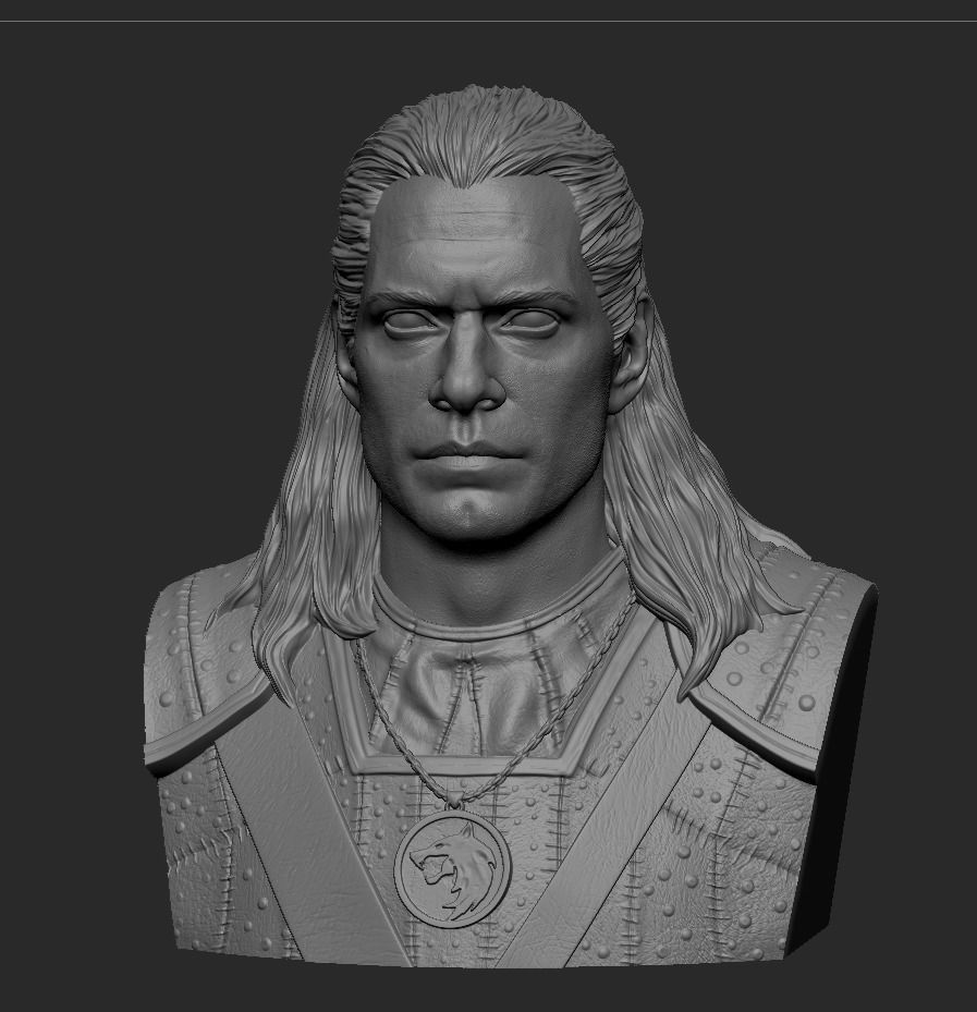 Geralt Of Rivia -The Witcher 3D print model_5