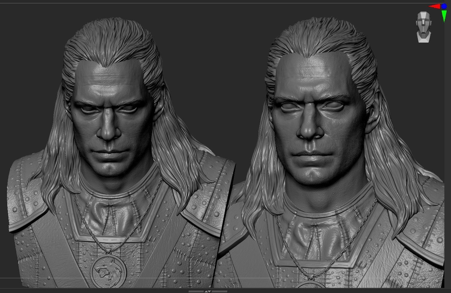 Geralt Of Rivia -The Witcher 3D print model_14