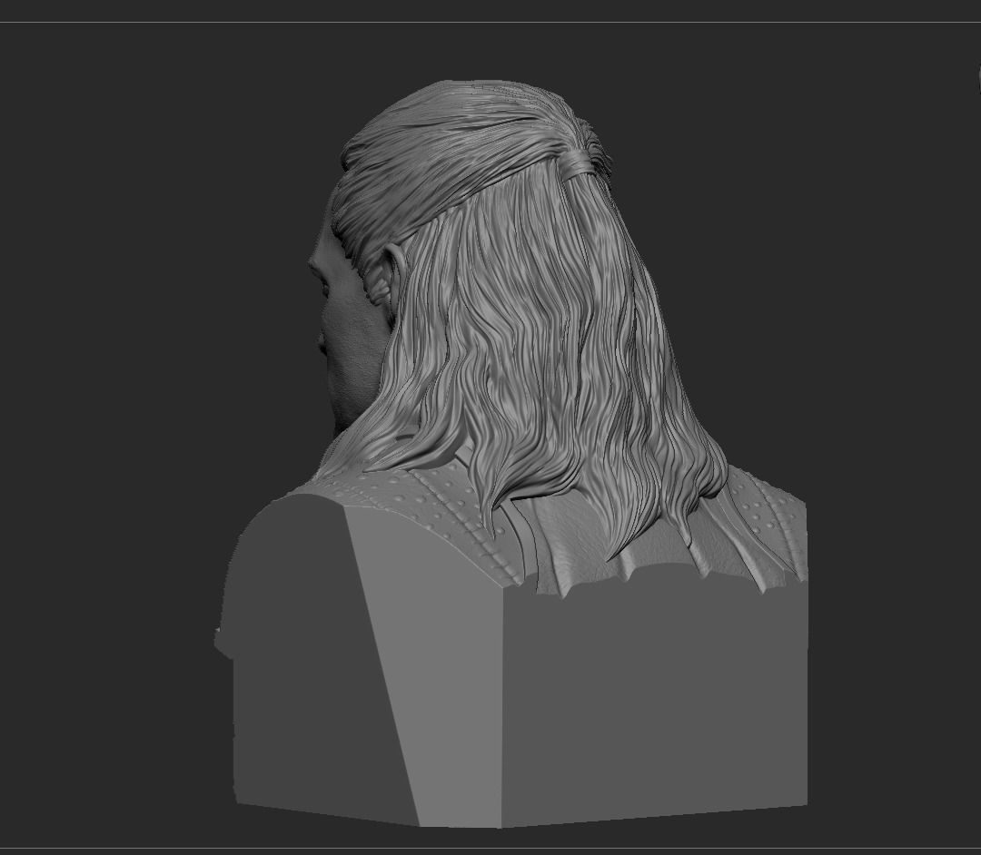 Geralt Of Rivia -The Witcher 3D print model_8