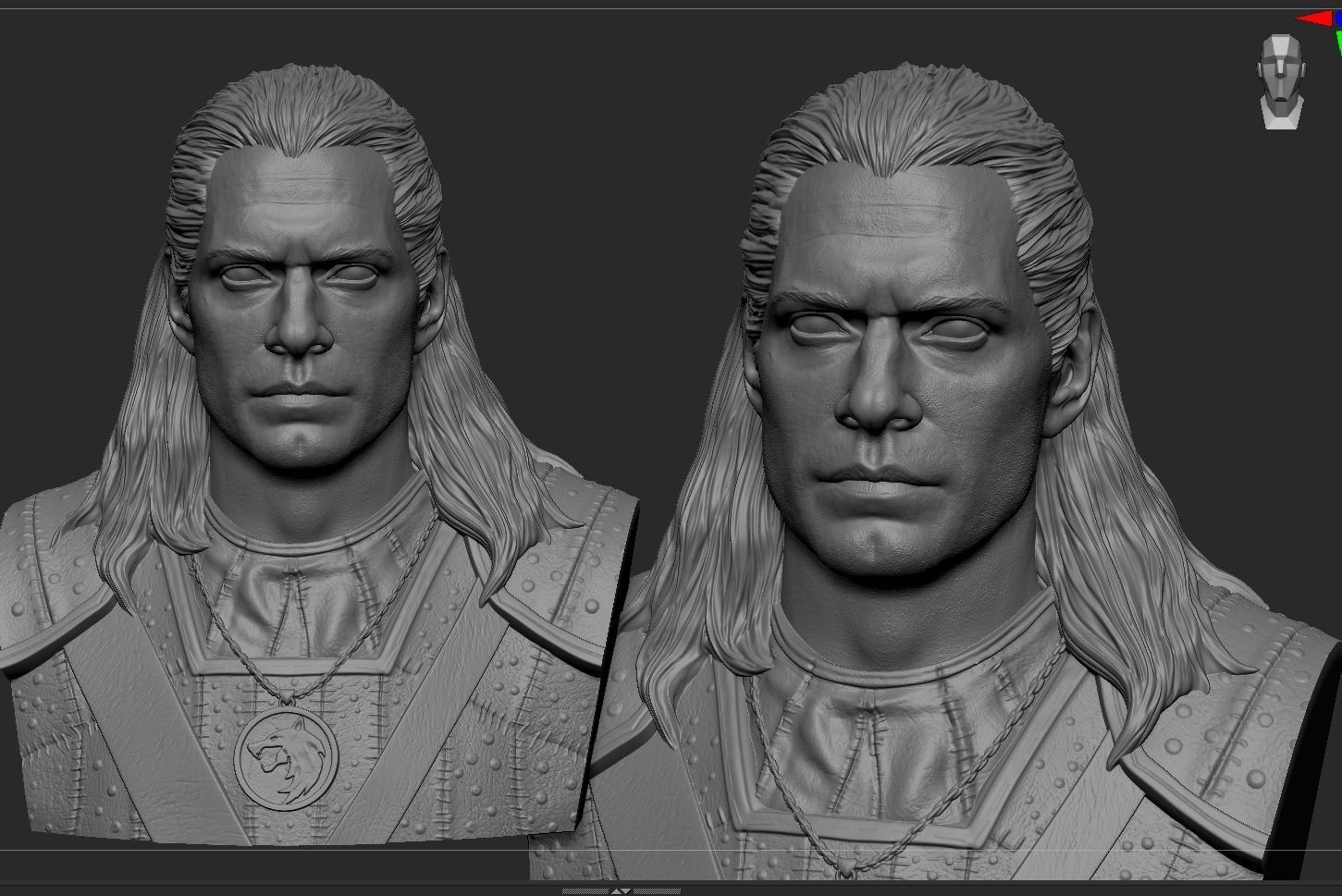 Geralt Of Rivia -The Witcher 3D print model_15