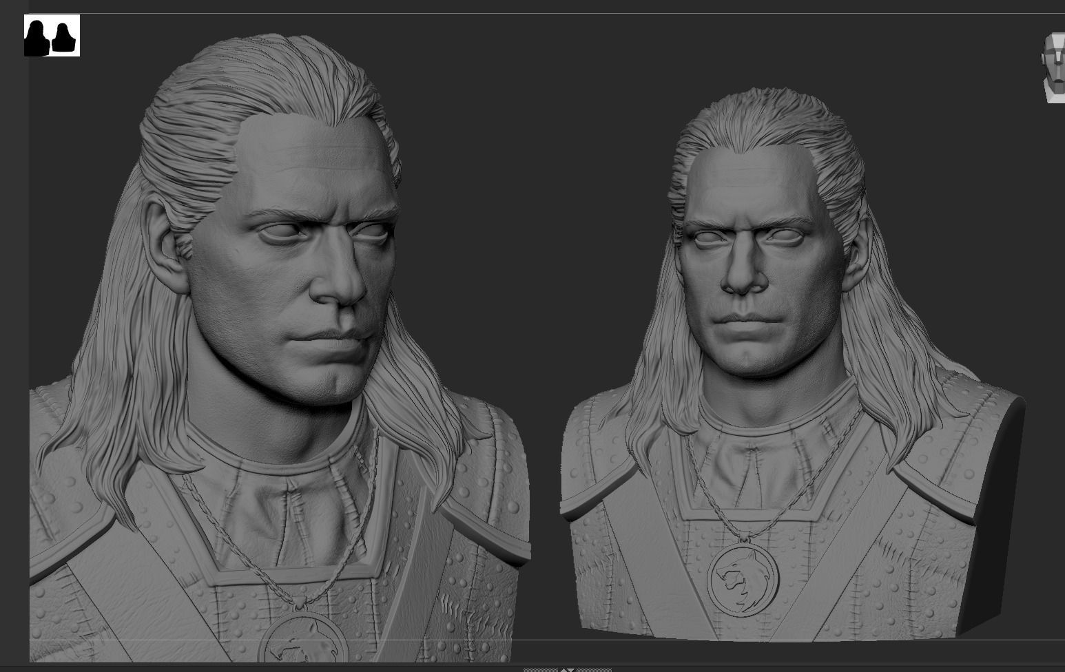 Geralt Of Rivia -The Witcher 3D print model_18