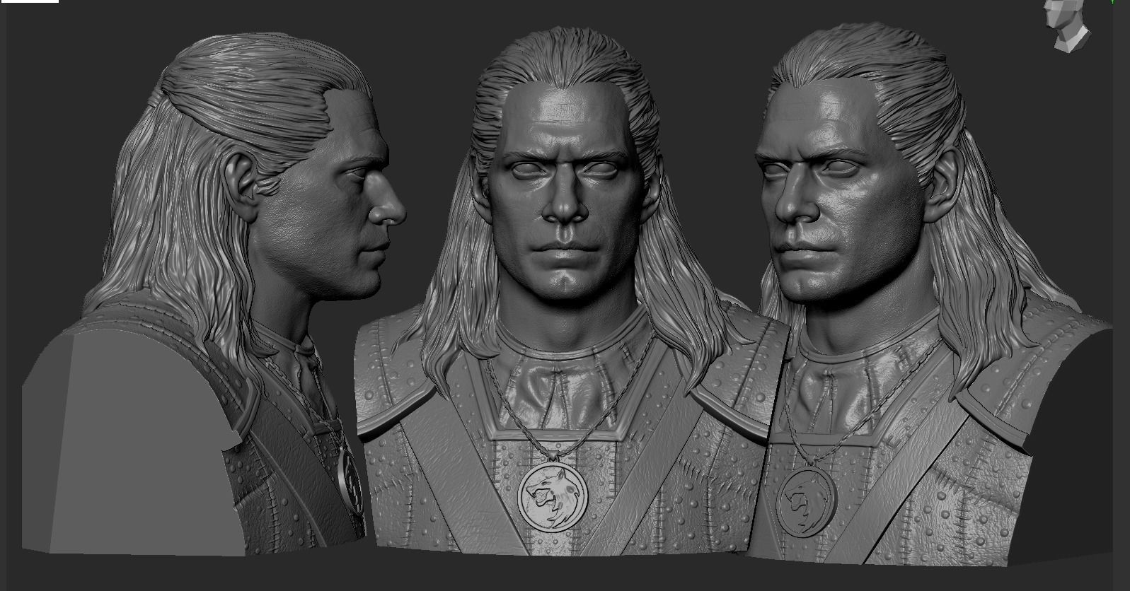 Geralt Of Rivia -The Witcher 3D print model_13