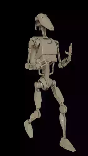 Droid Battle Star Wars 3D model