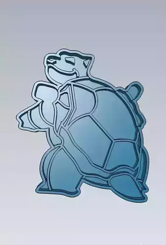 Pokemon Blastoise Cookie Cutter Stamp Cake Decorating