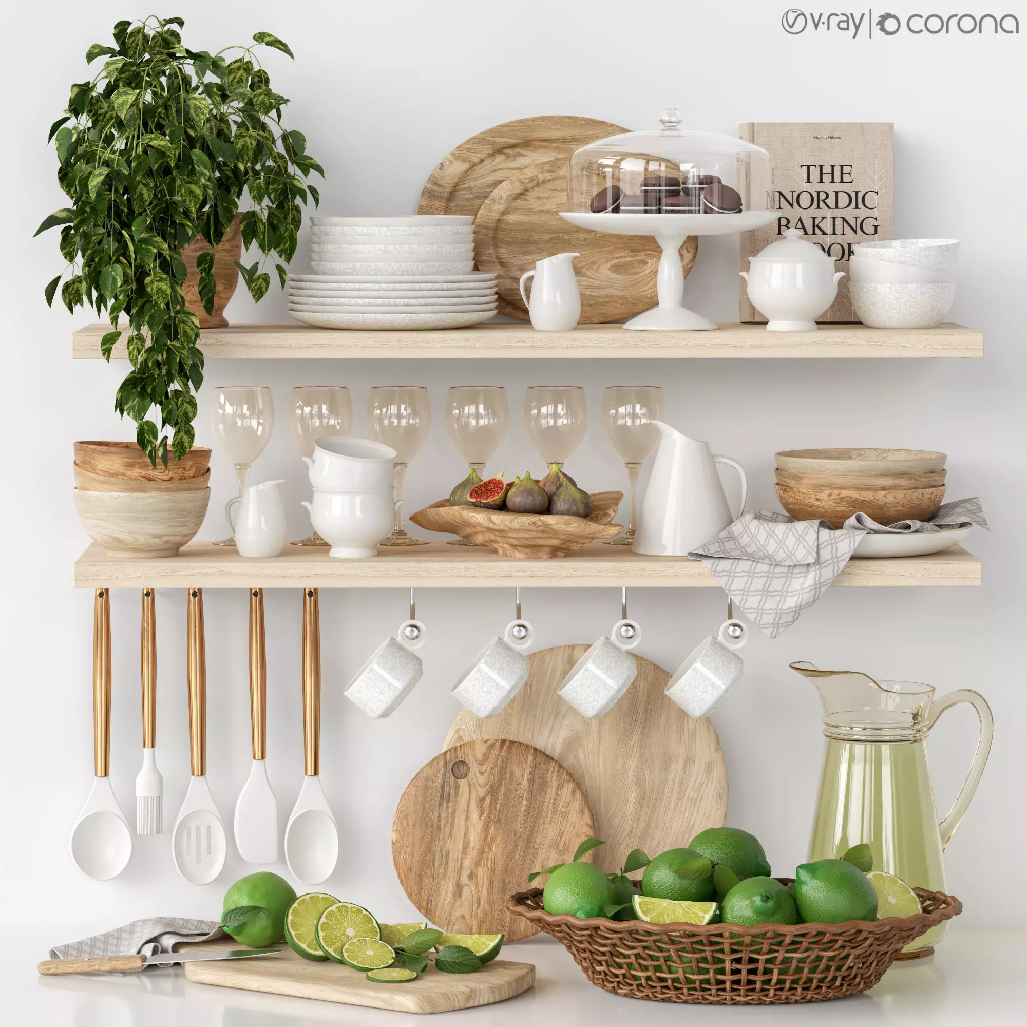 kitchen accessories 04 3D model_0