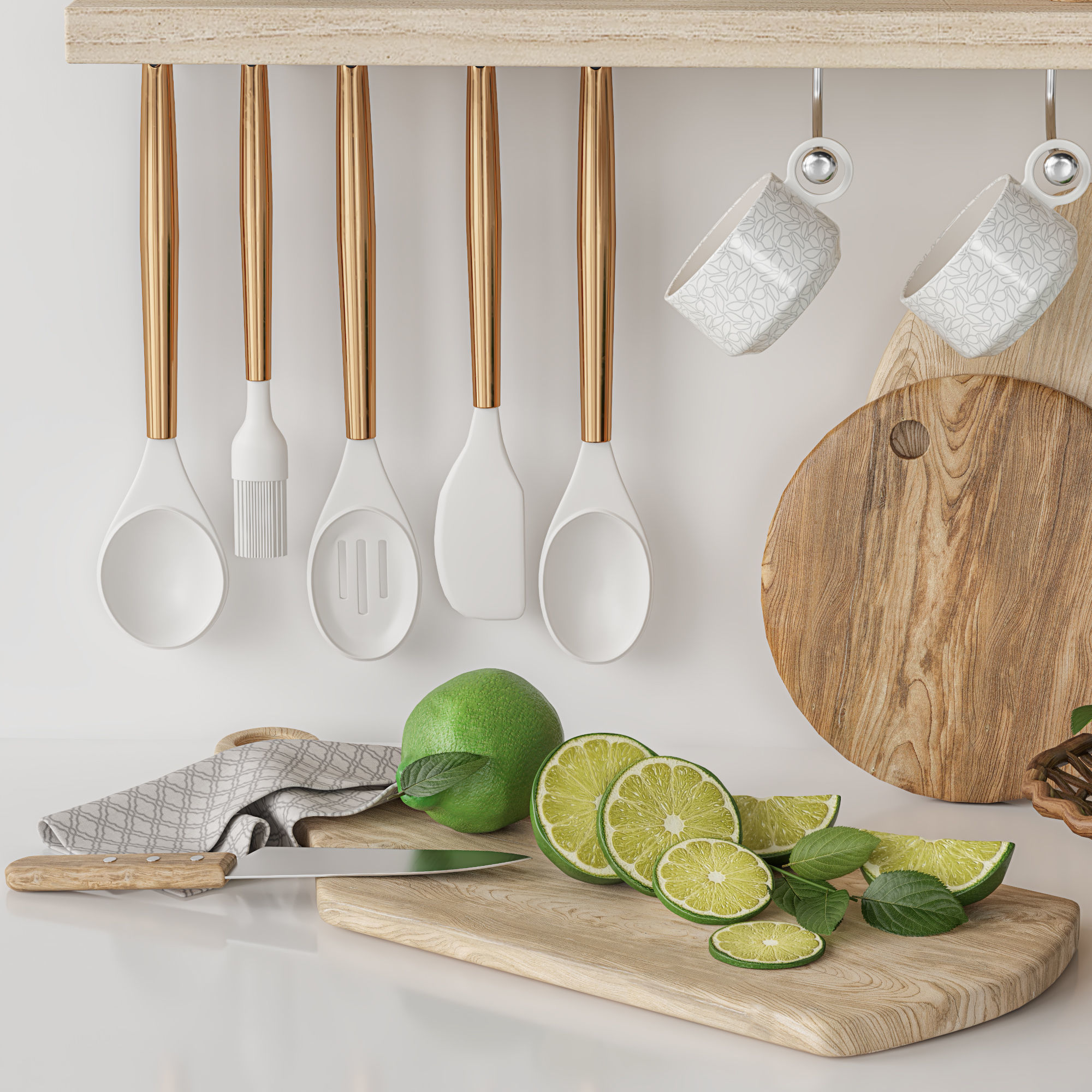 kitchen accessories 04 3D model_2