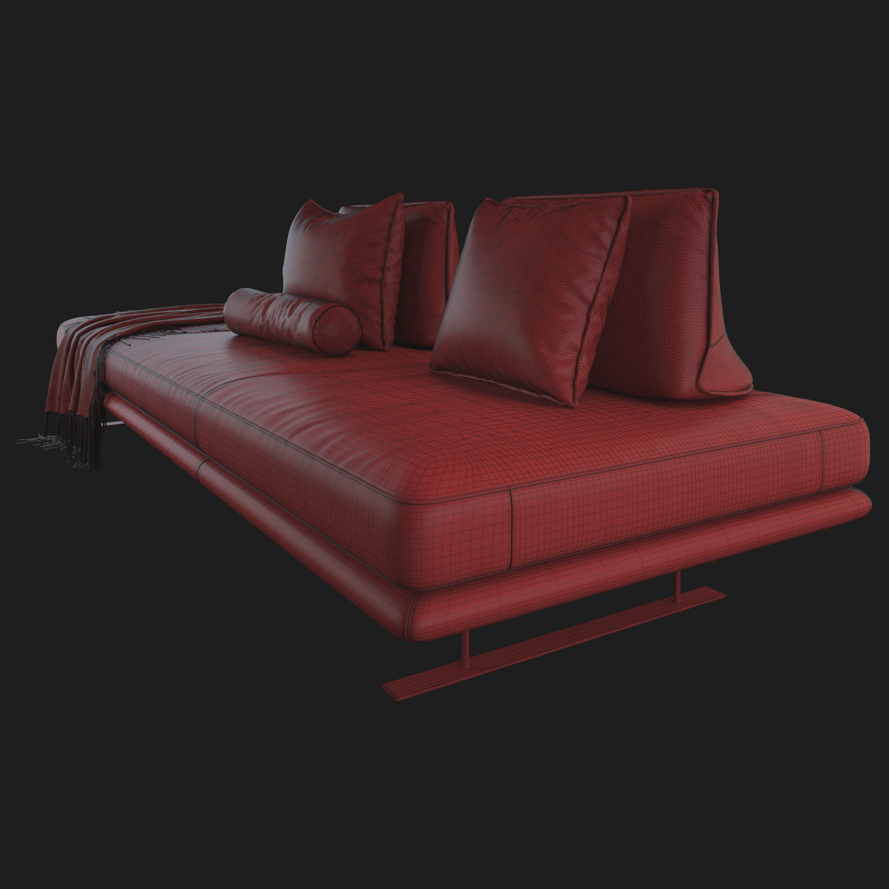 Modern Sofa 3D model_2