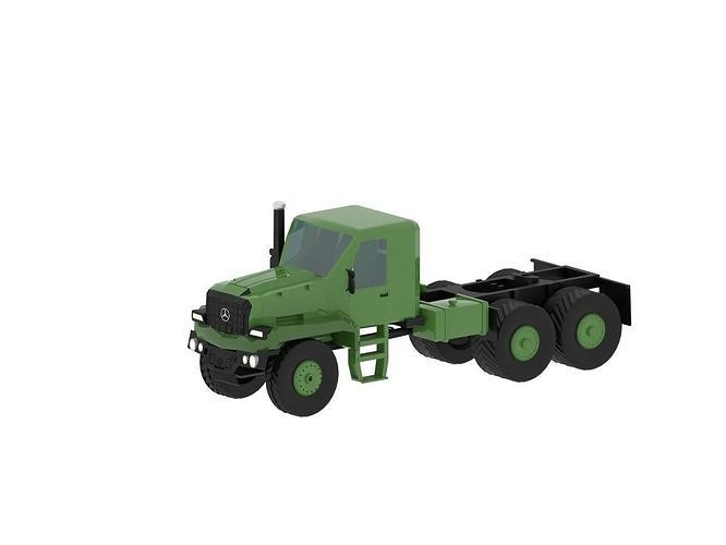 The Mercedes-Benz Zetros  3D model