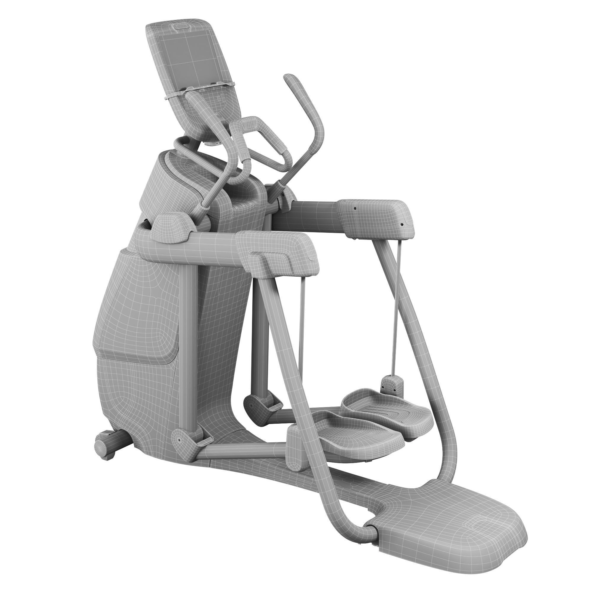 Precor collection 2021 and Fitness equipment set 3D model_9