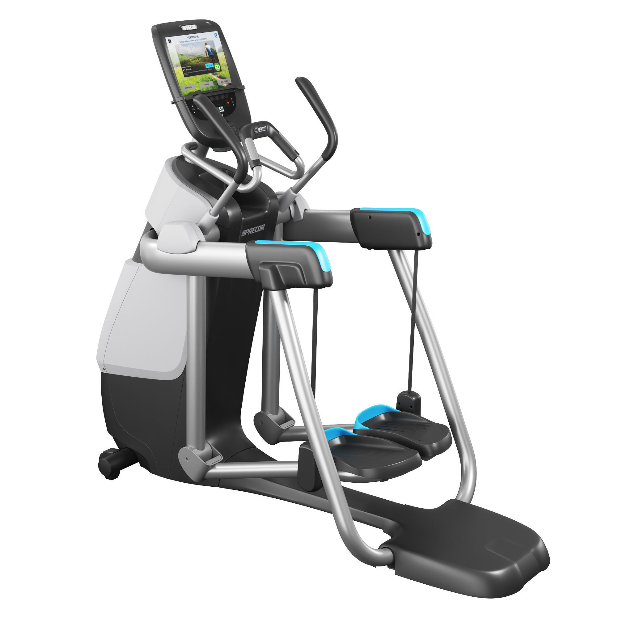 Precor collection 2021 and Fitness equipment set 3D model_2