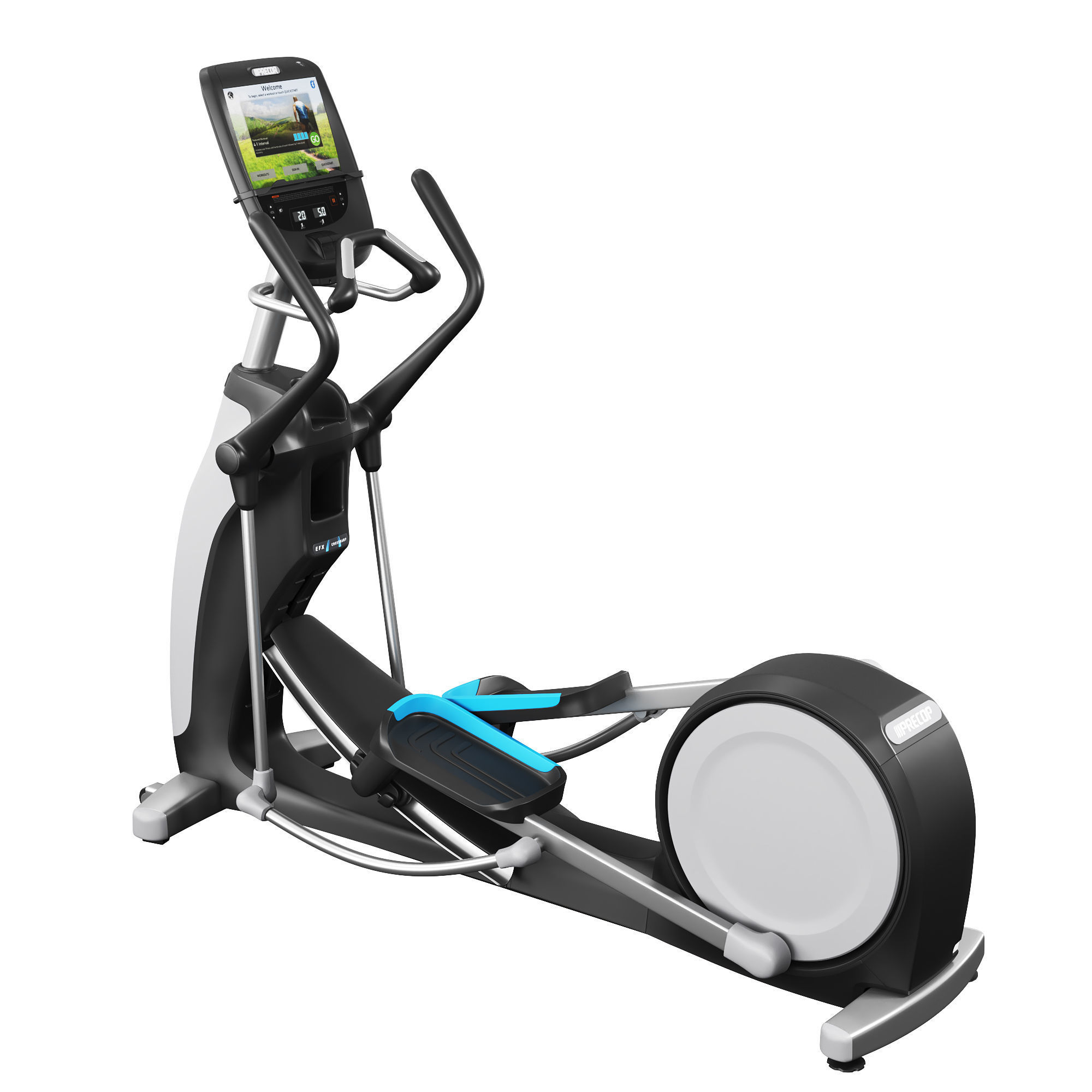 Precor collection 2021 and Fitness equipment set 3D model_11