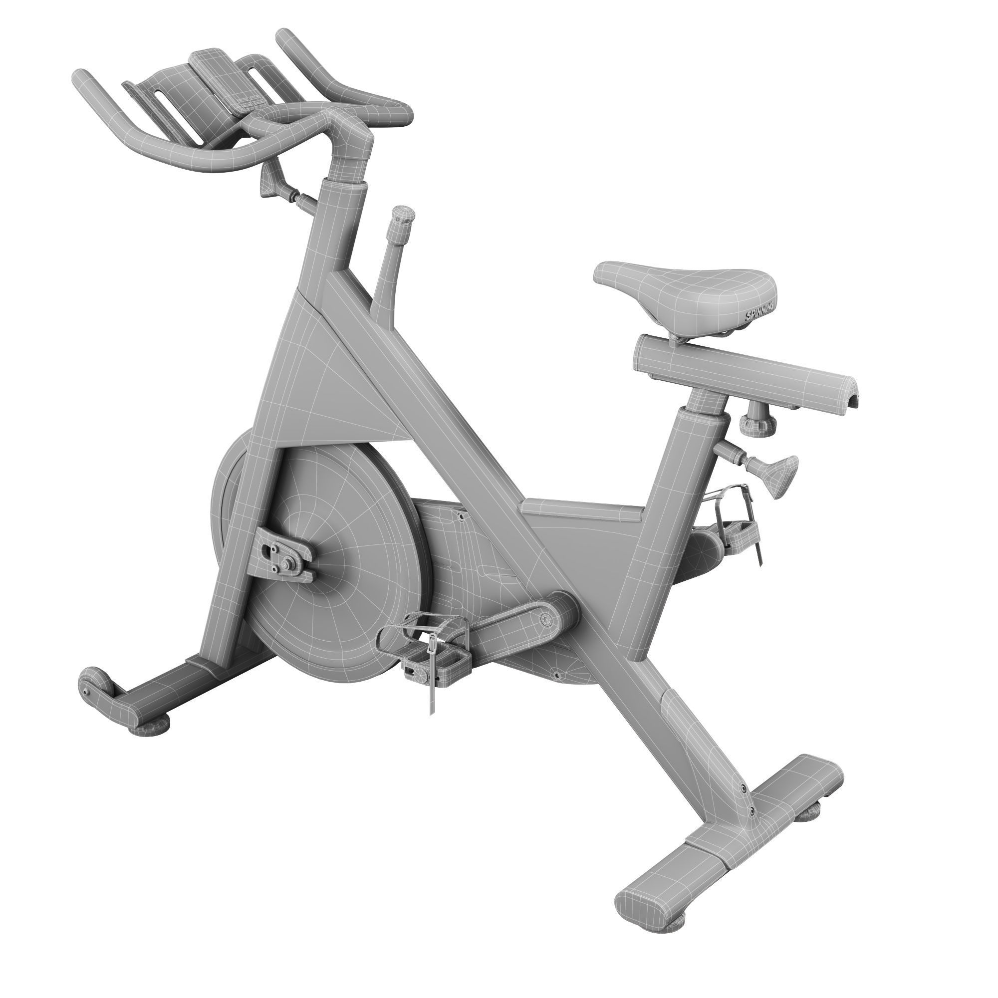 Precor collection 2021 and Fitness equipment set 3D model_36