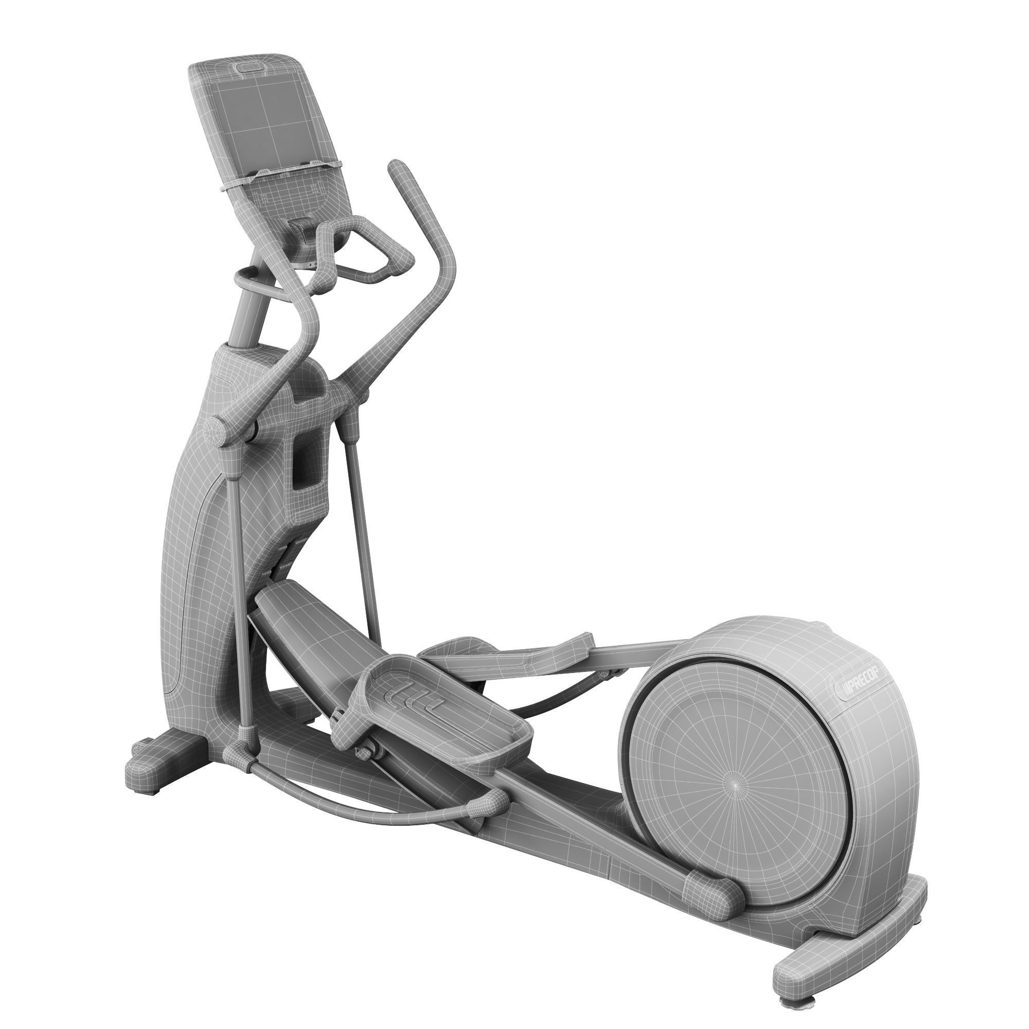 Precor collection 2021 and Fitness equipment set 3D model_18