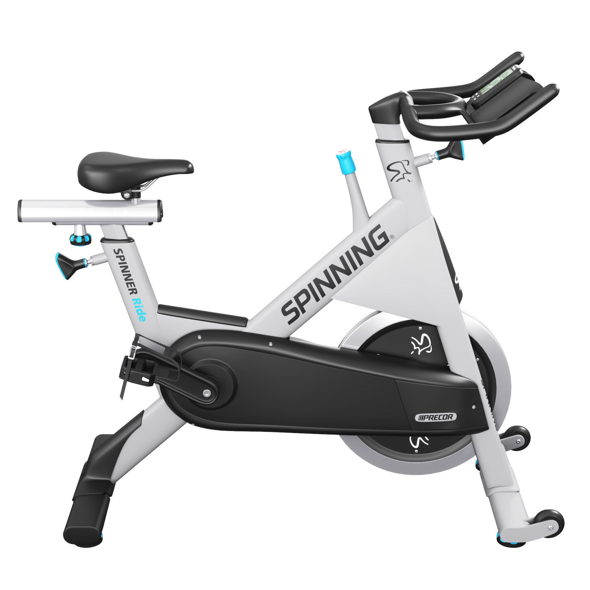 Precor collection 2021 and Fitness equipment set 3D model_30