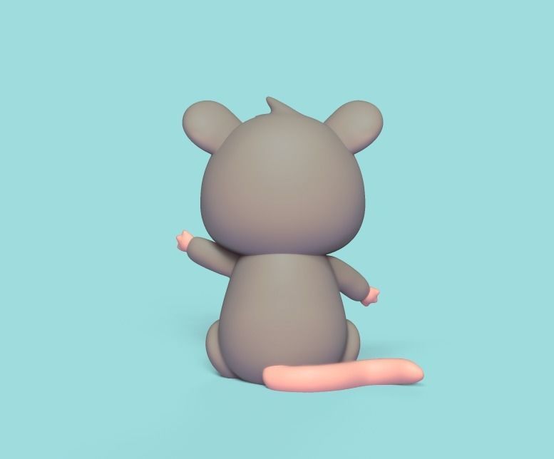 Cute Possum 3D print model_2