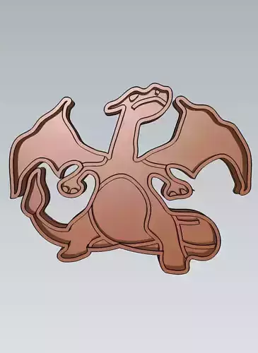 Pokemon Charizard Cookie Cutter Stamp Cake Decorating