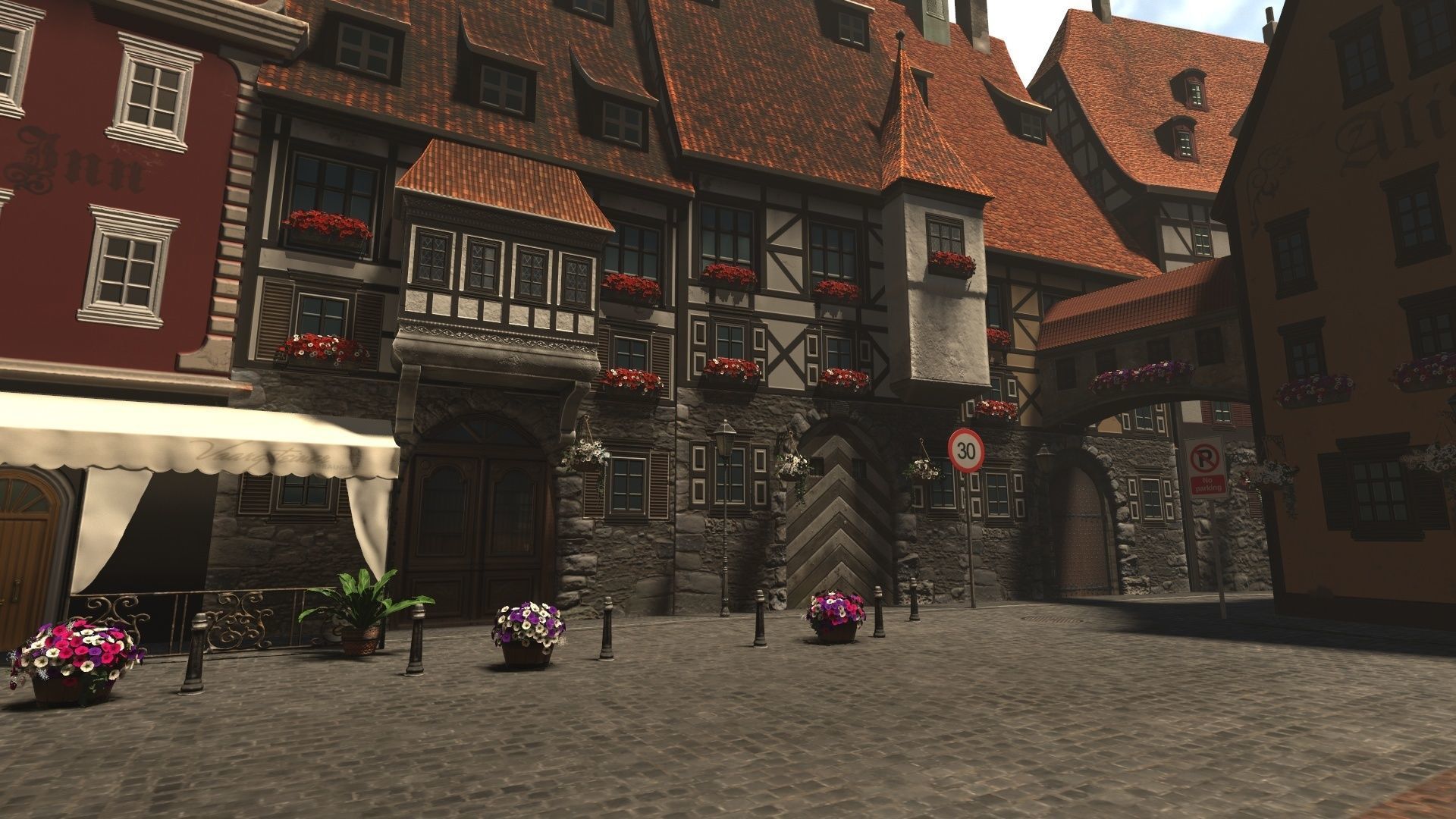 Old Town Square 3D model_12