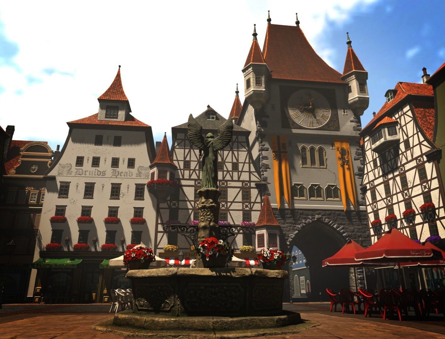 Old Town Square 3D model_3