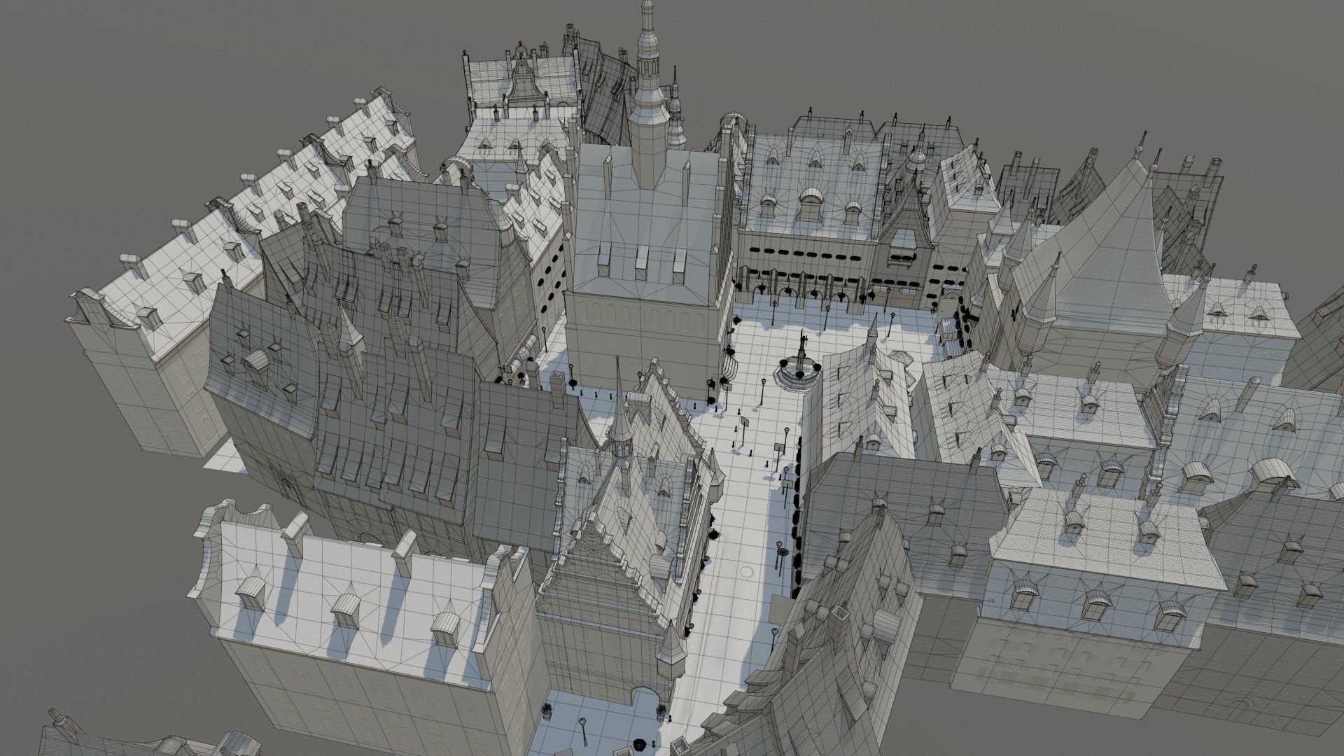 Old Town Square 3D model_100