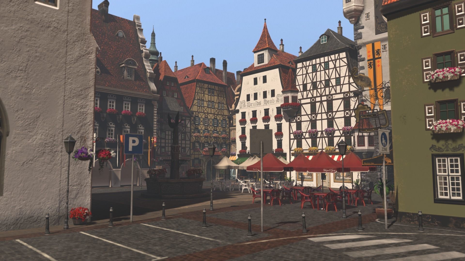 Old Town Square 3D model_51