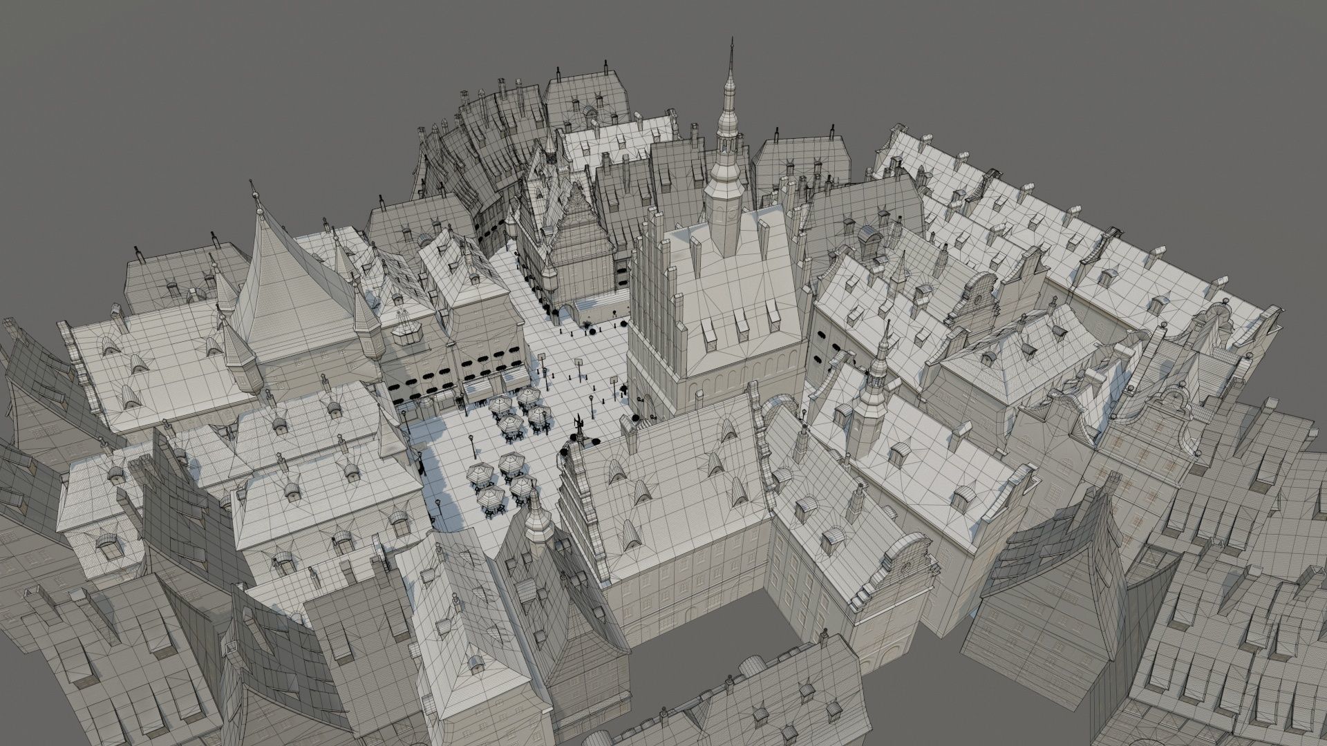 Old Town Square 3D model_93