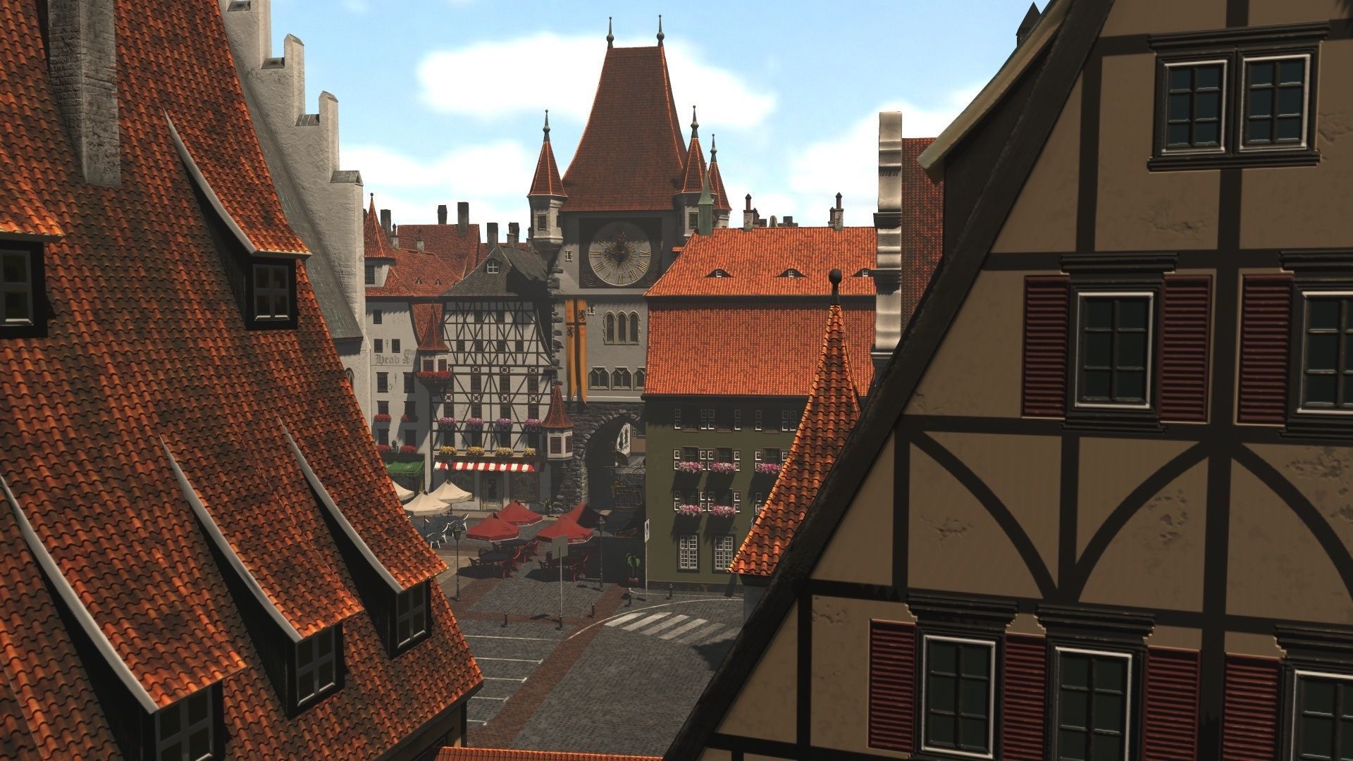Old Town Square 3D model_25