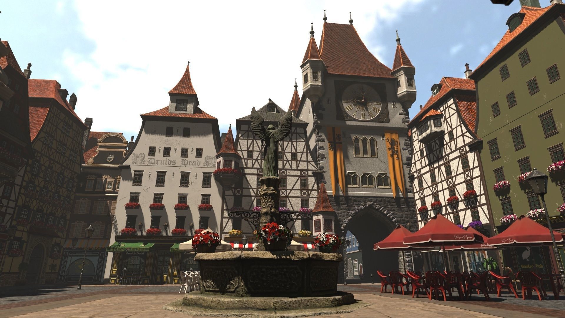 Old Town Square 3D model_41