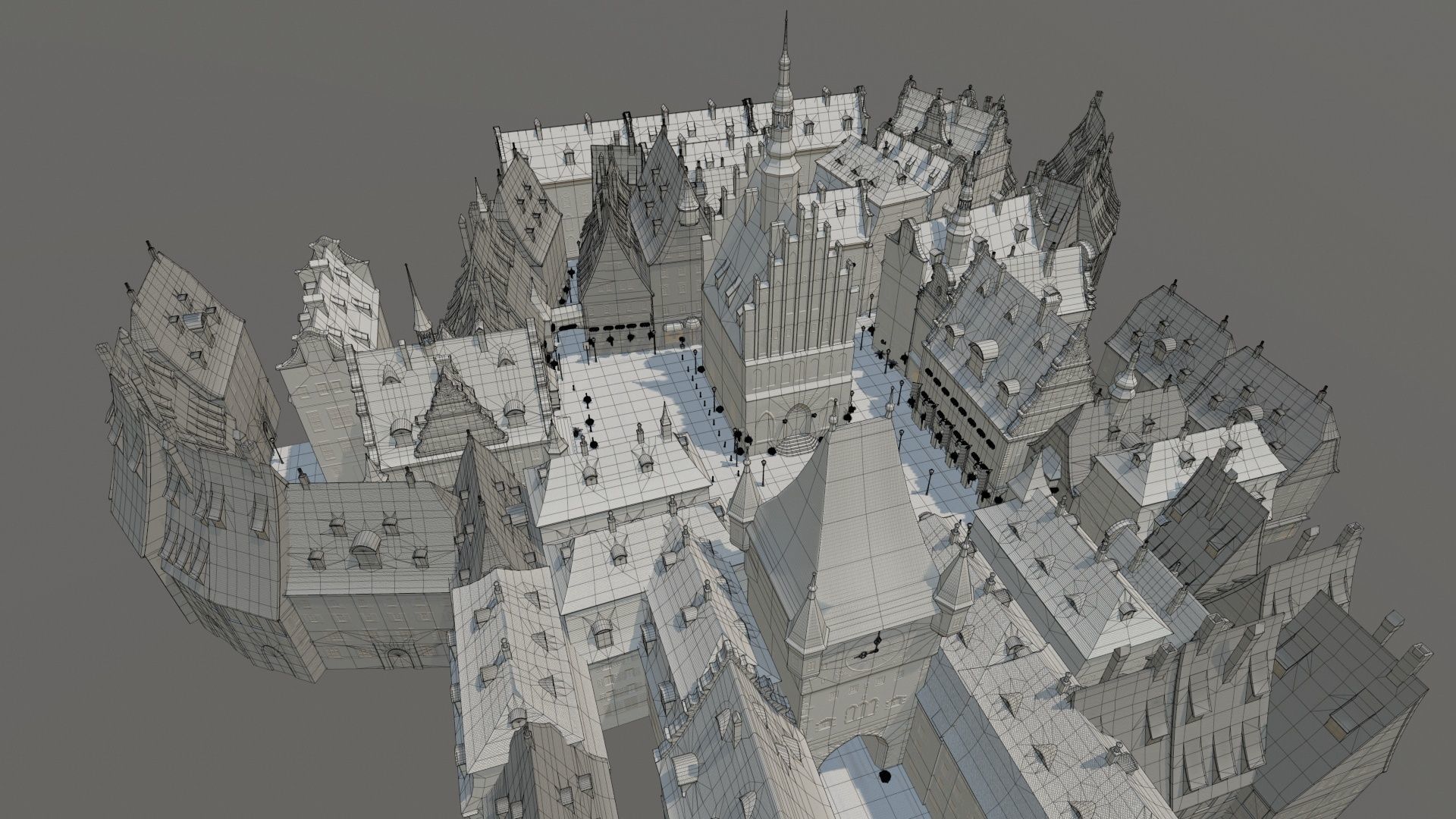 Old Town Square 3D model_106