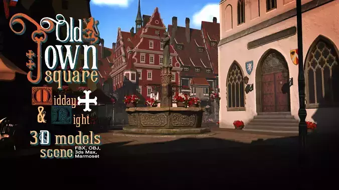Old Town Square 3D model