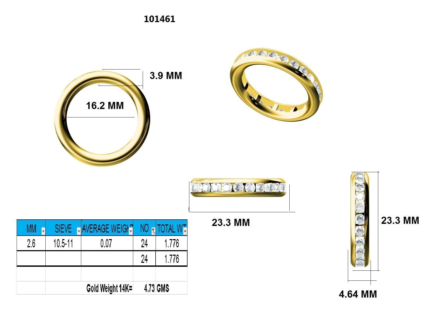 Ring - 101461 3D print model_12