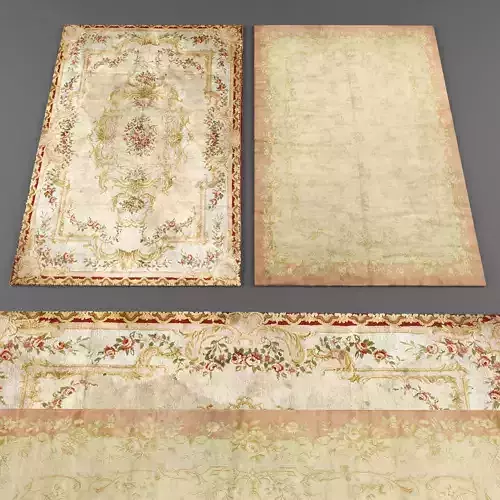 Rugs collection 334 Low-poly 3D model