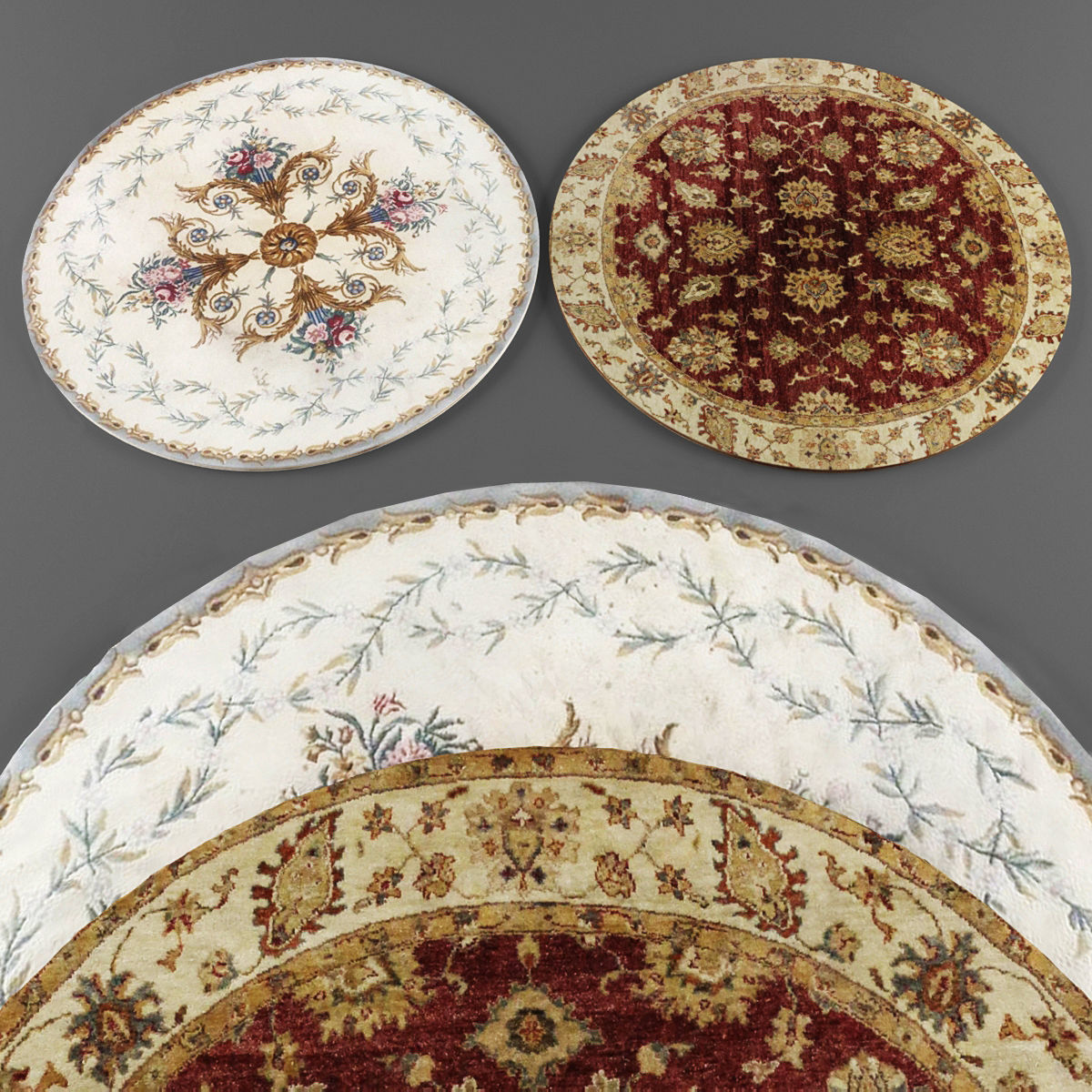 Rugs collection 335 Low-poly 3D model_2