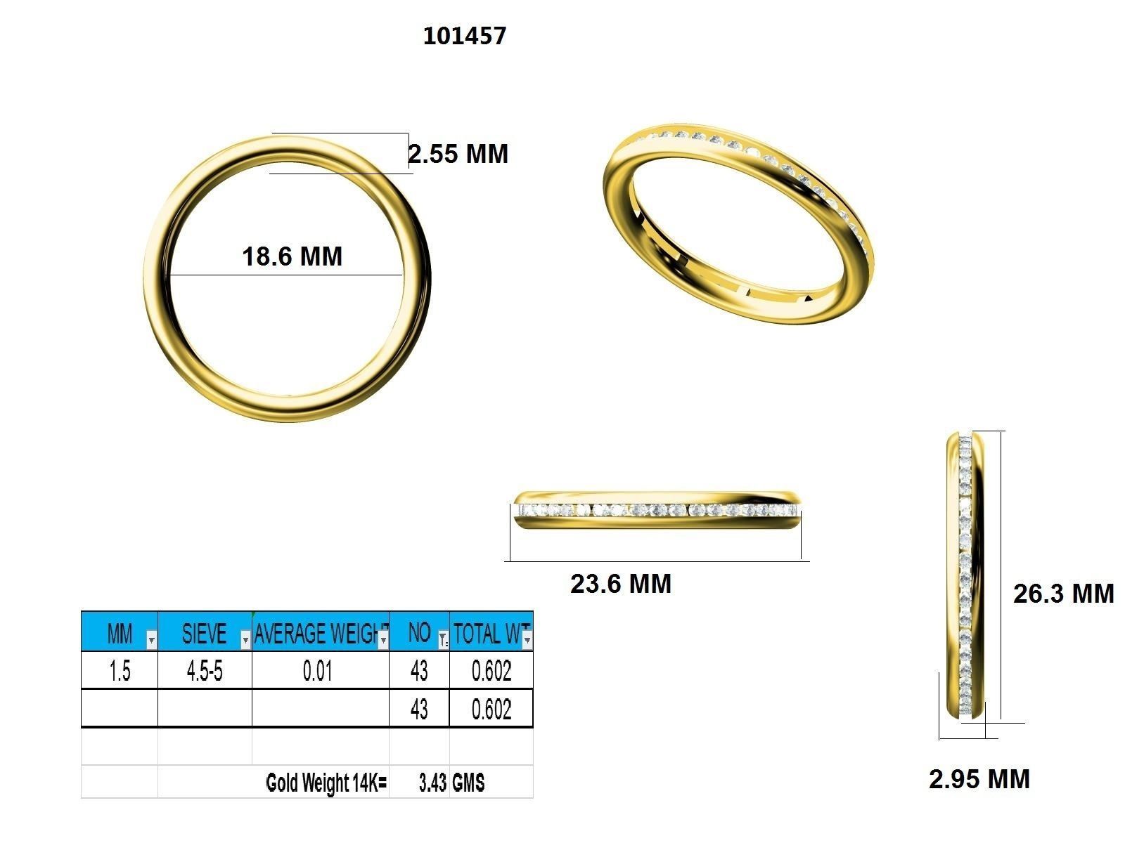 Ring - 101457 3D print model_12