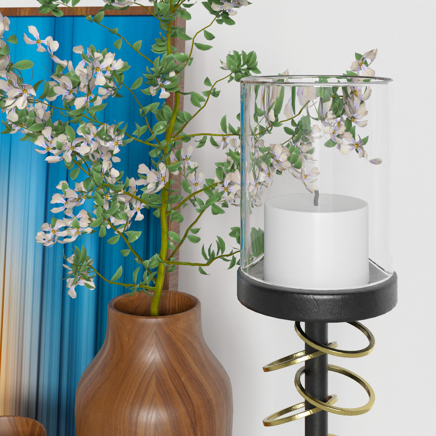 decorative set 31 3D model_1