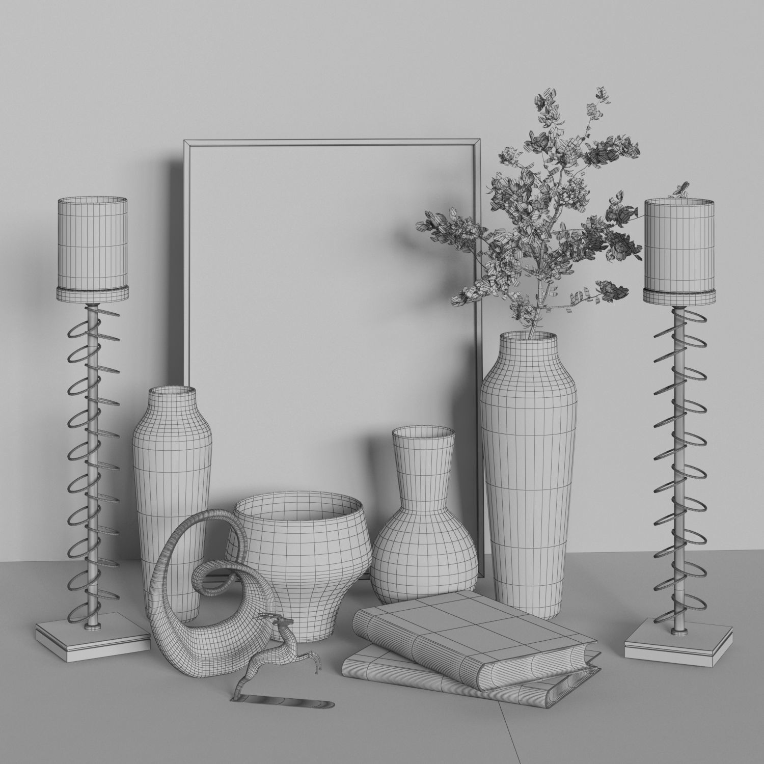 decorative set 31 3D model_3