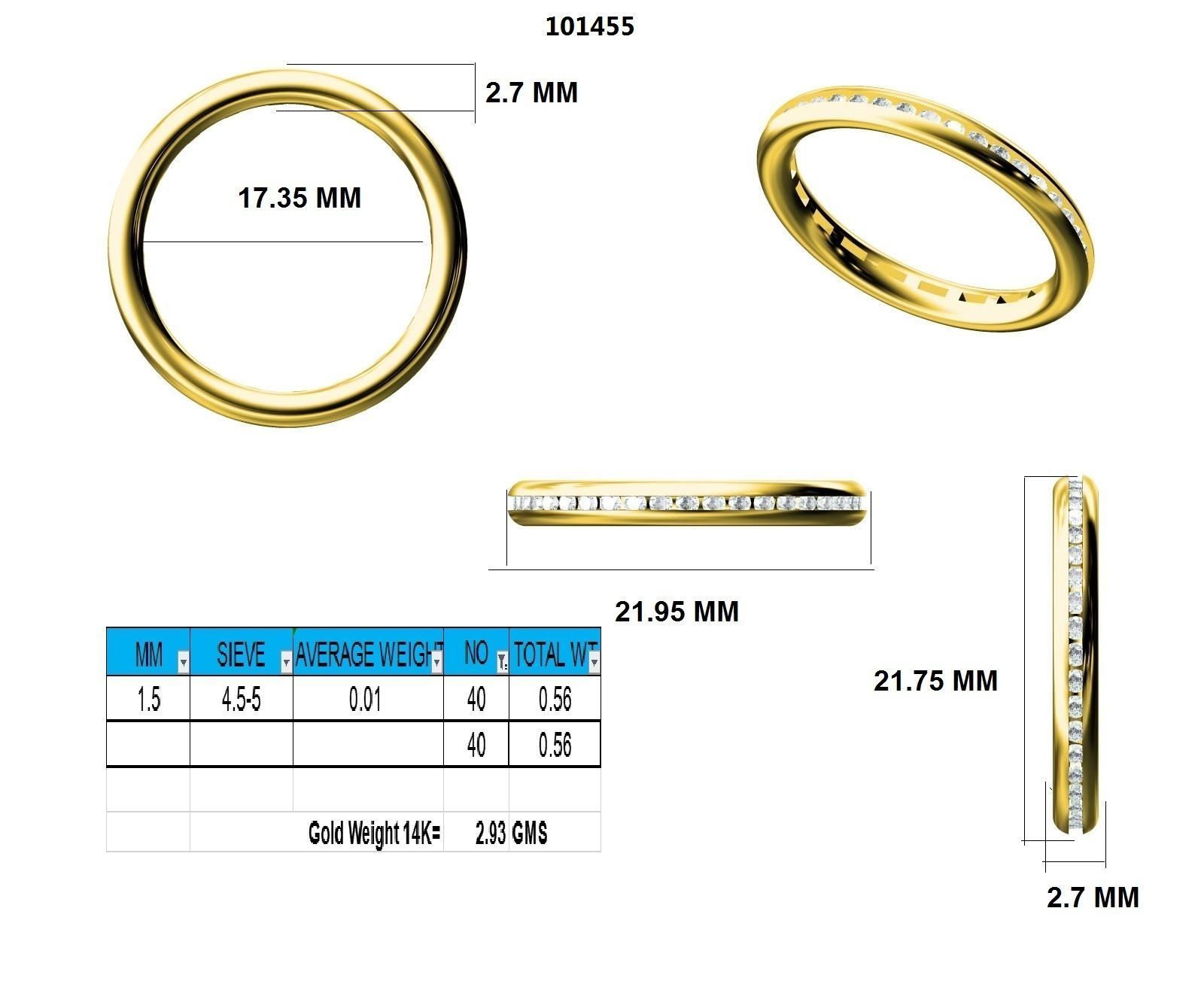 Ring - 101455 3D print model_12