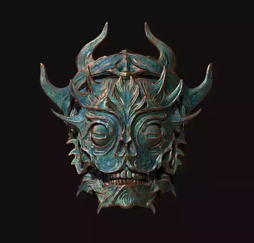 Demon Head plaque