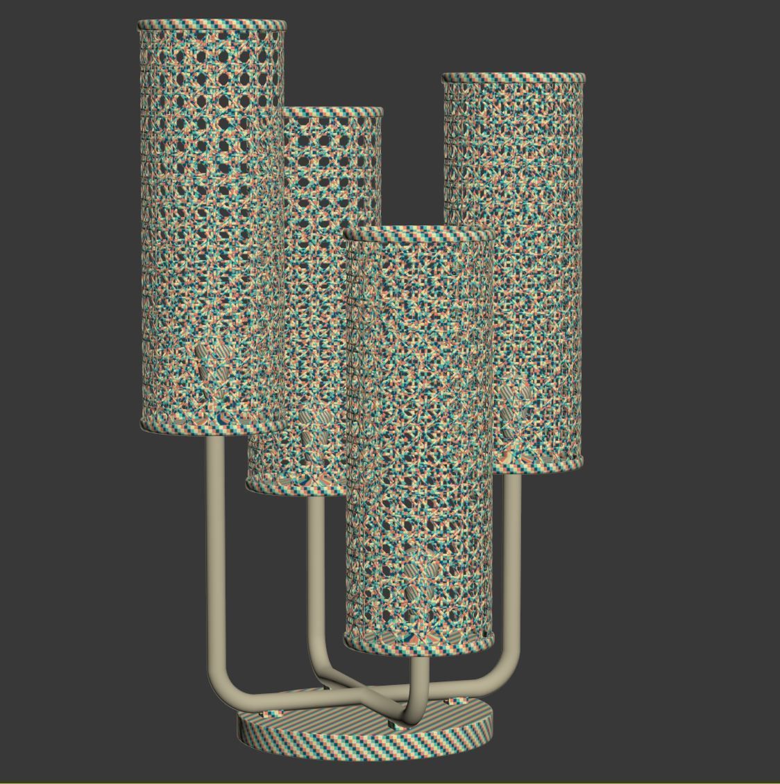 Viliam rattan table lamp VR12  3D model_5