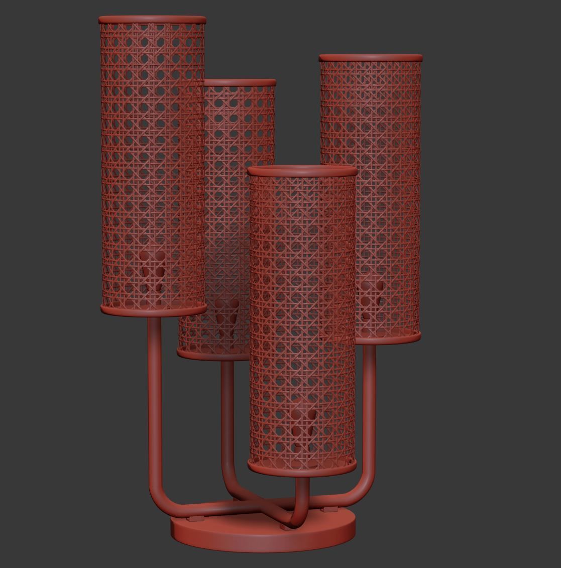 Viliam rattan table lamp VR12  3D model_3