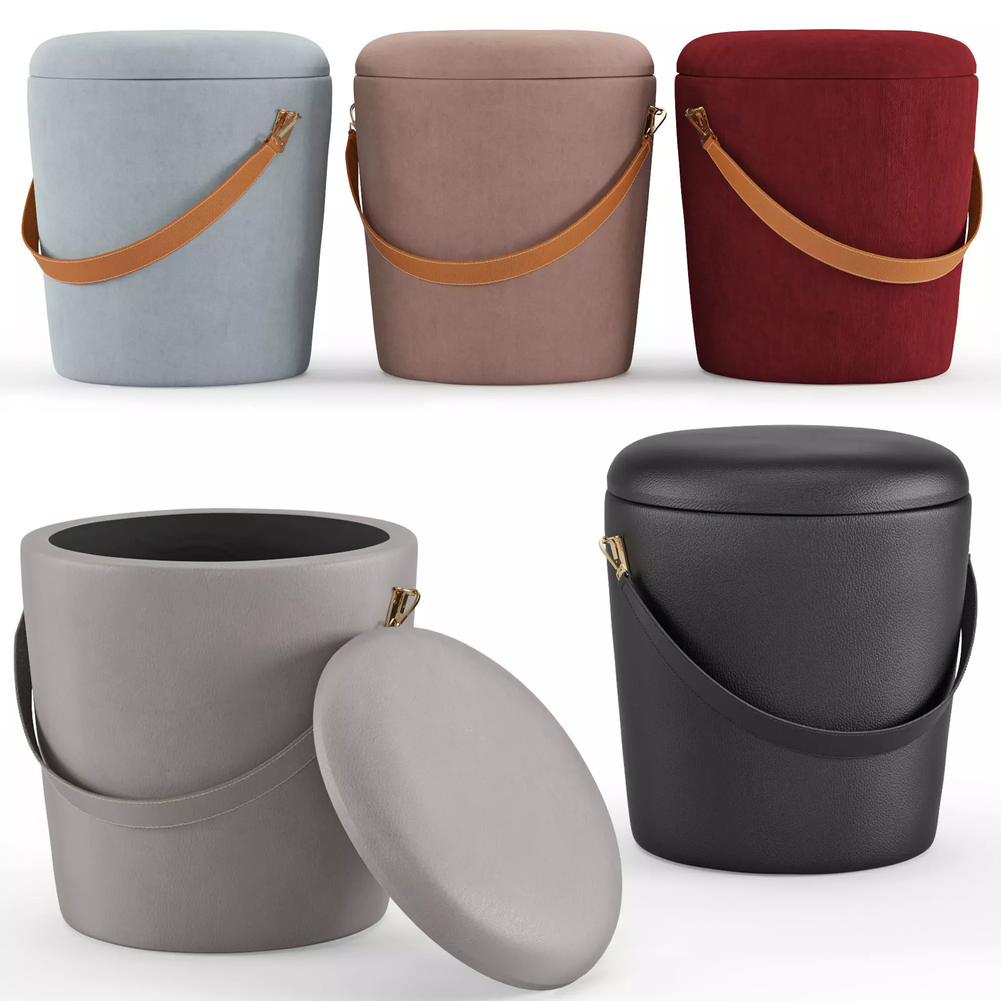Poof Bucket 3D model