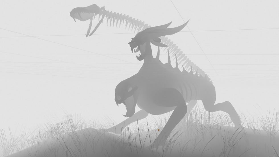 UNDEAD CHIMERA Low-poly 3D model_1