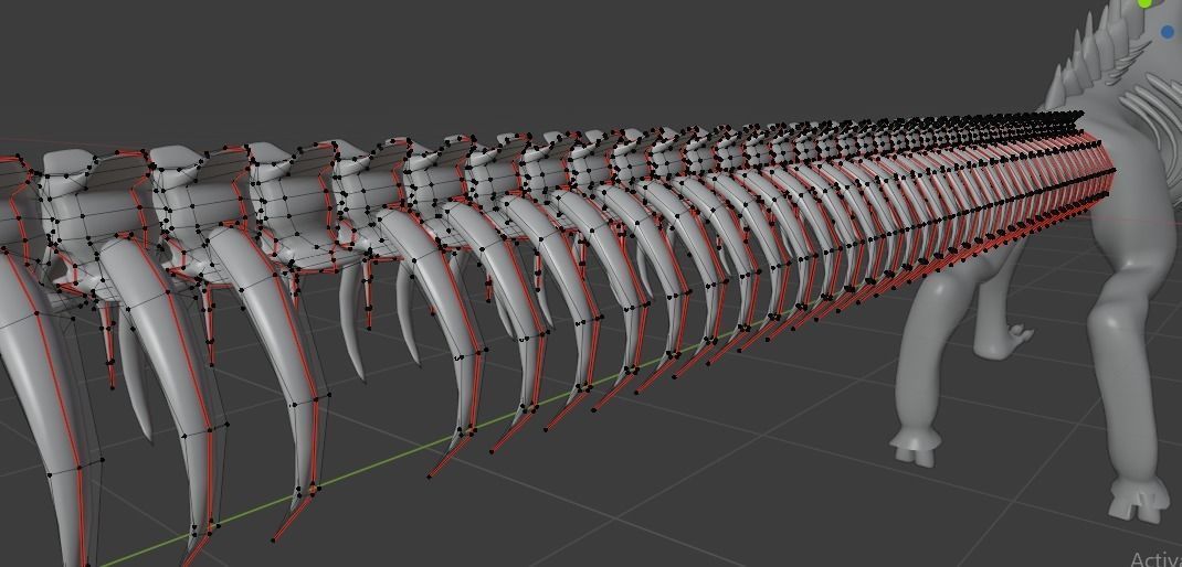 UNDEAD CHIMERA Low-poly 3D model_7