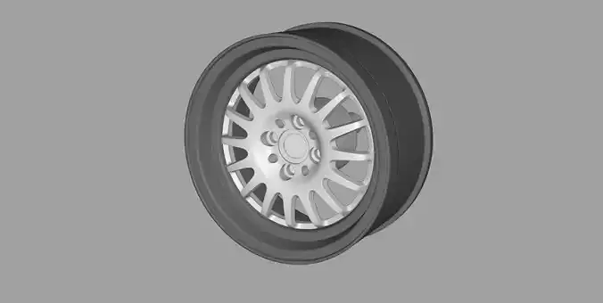 1-24 SCALE SPRINT HART RIM  16 INCH 