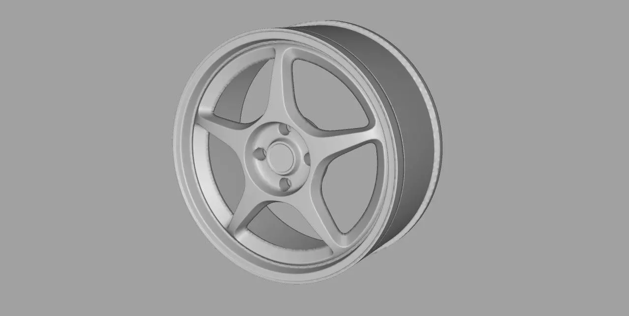 1-24 SCALE ENKEI RP01 RIM 17 INCH 3D print model