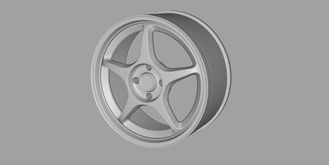 1-24 SCALE ENKEI RP01 RIM  17 INCH 3D print model