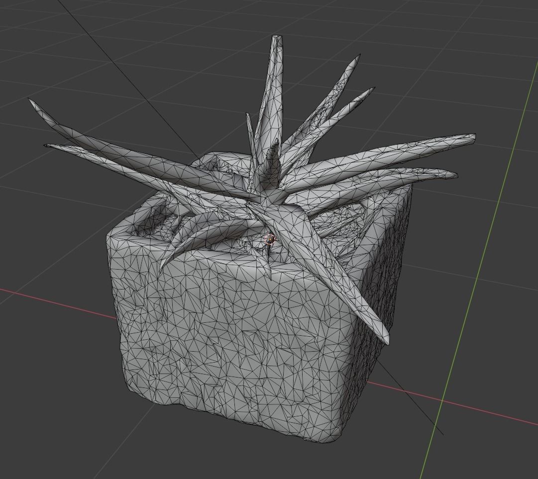 Plant 3D Scan - The Aloe Low-poly 3D model_10